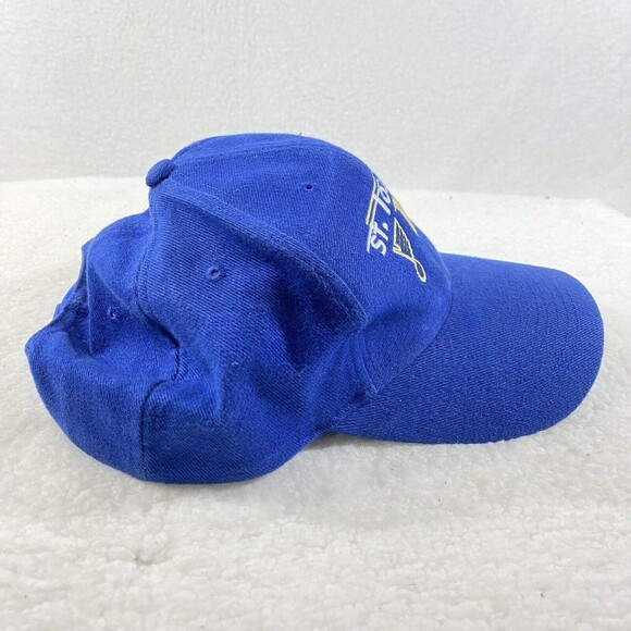 St. Louis Blues Hat Blue NHL Logo 7 Athletic Adjustable Snapback Embroidered - Picture 3 of 12